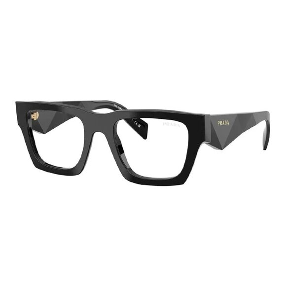 NEW PRADA BLACK EYEGLASSES - Picture 1 of 3